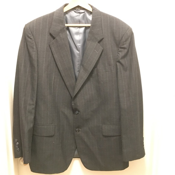 Men’s R46- W41 grey pinstripe suit- jacket and pants - Picture 9 of 15